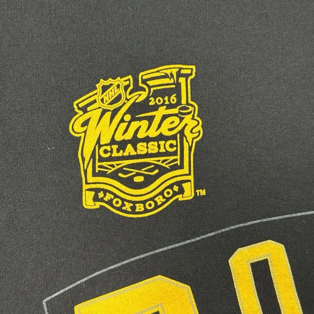 Reebok Boston Bruins 2016 Winter Classic Foxboro T-Shirt Men’s XL Black NHL